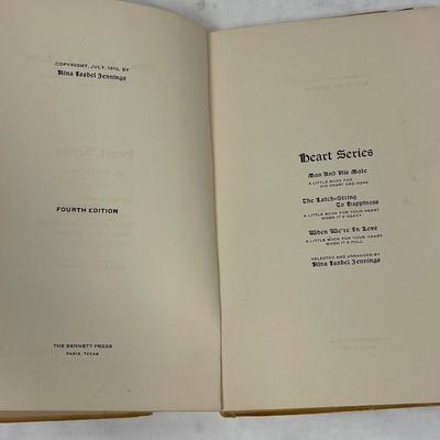 2 Vintage Hardcover Books by Isabel Jennings "Man and His Mate" and "When We're on Love"