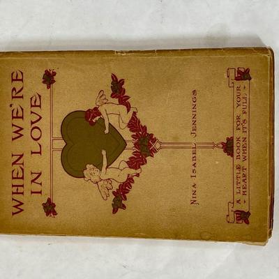 2 Vintage Hardcover Books by Isabel Jennings "Man and His Mate" and "When We're on Love"