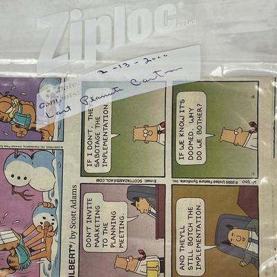 Charles Schultz Last Comic Strip Peanuts Sunday Feb 13 2000