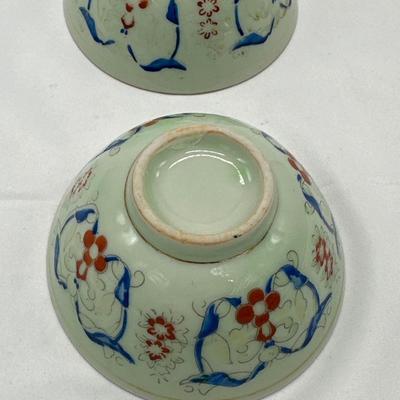 Pair of Chinese Rise Bowls-2
