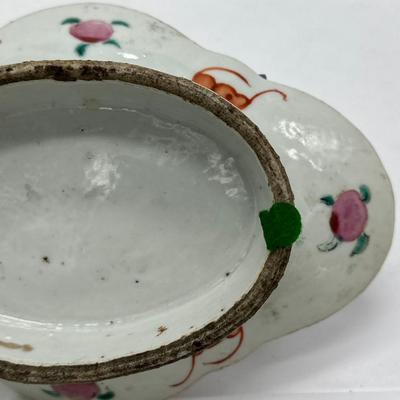 Chinese Porecelain Famille Verte Stem Plate-retored