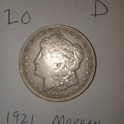 1921 D morrgan