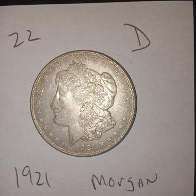 1921 d morgan