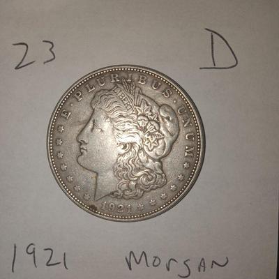 1921 d morgan