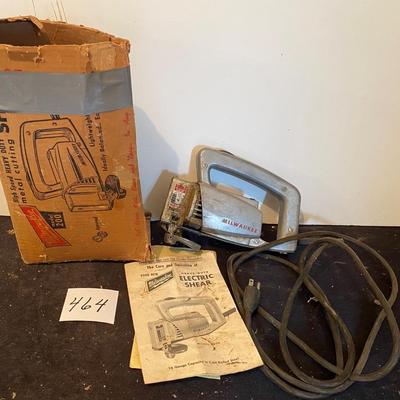 Vintage Milwaukee Heavy Duty Electric Shear