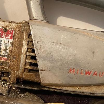Vintage Milwaukee Heavy Duty Electric Shear