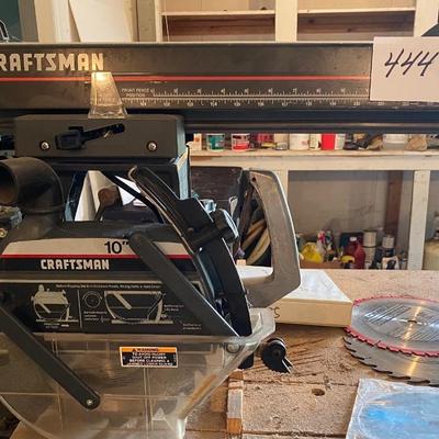 10” Craftsman Radial Saw