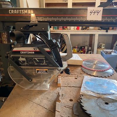 10” Craftsman Radial Saw