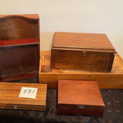 Wood Box Lot
