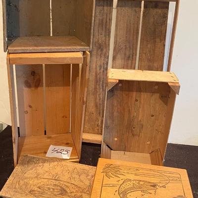Wood Box Lot