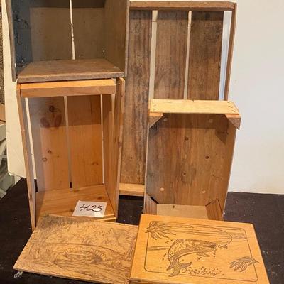 Wood Box Lot