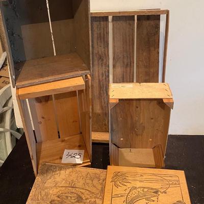 Wood Box Lot