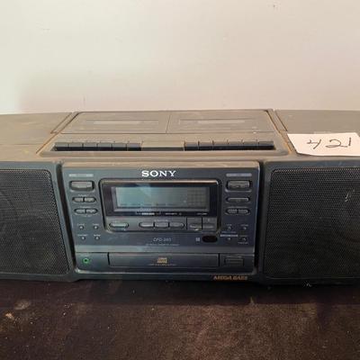 Sony Radio and Cassette Player