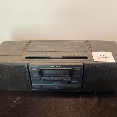 Sony Radio and Cassette Player