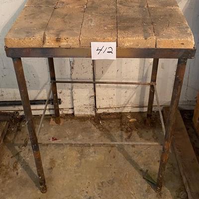 Stone Top Welding Table