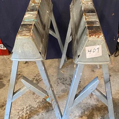 Metal Sawhorses