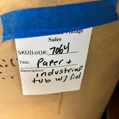Industrial paper lot