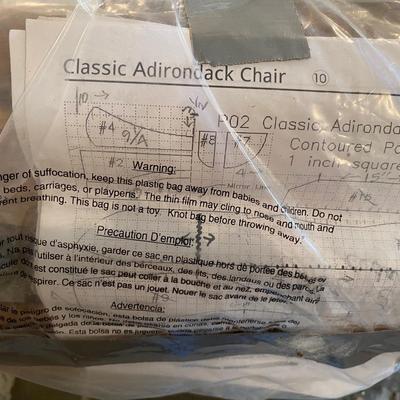 Pattern for Classic Adirondack Chair