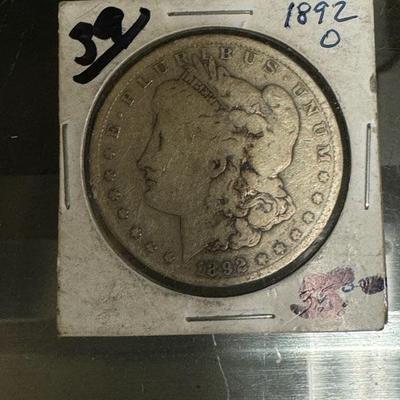 1892 O Morgan VF U S COIN 1$ silver