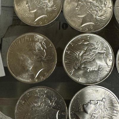 Lot of 40 Peace Dollars U S COIN