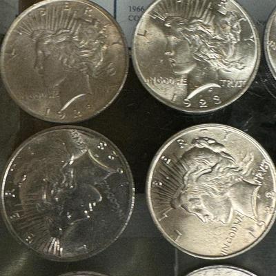 Lot of 40 Peace Dollars U S COIN