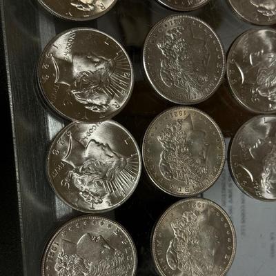 Lot of 40 Peace Dollars U S COIN