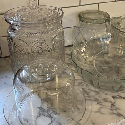 Misc Glass Kitchen Lot