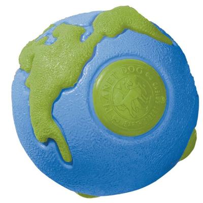 NWT Planet Dog Orbee-Tuff Planet TREAT Ball Dog Toy, Earth Design