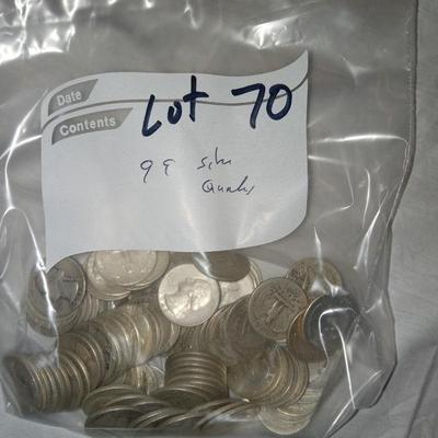 99 silver quarters