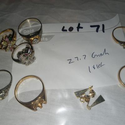 27.7 grams 14kt