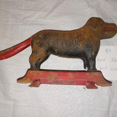 Antique cast iron nut cracker