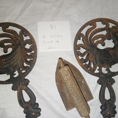 Trivet and iron