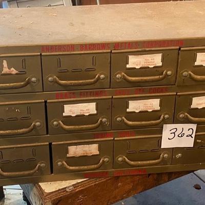 Vintage Equipto Metal Cabinet