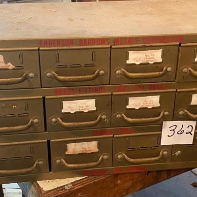 Vintage Equipto Metal Cabinet