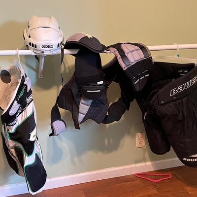 Hockey Gear Lot- sizes in photos