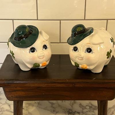 Irish Piggy Banks (shelf not included)