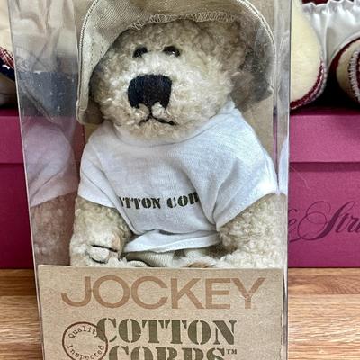 122 GROUP OF 3 PLUSH TEDDY BEARS