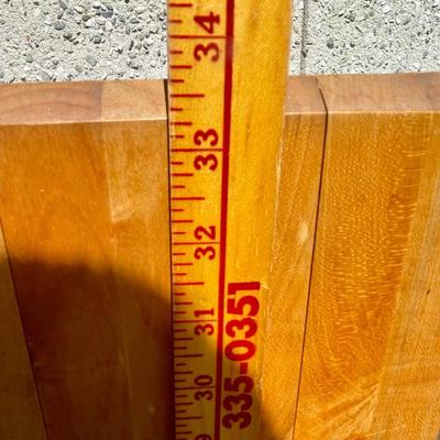 Vintage kitchen Style Maple Butcher Block, 10" thick! Very Heavy Island Table with legs