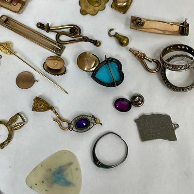 Misc. Jewelry and Miniature Items Lot - Various Little Treasures