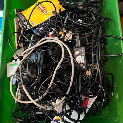 Assorted Game Console Cords Lot