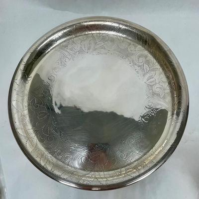 Modern Art Deco - 5 pieces of SilverPlate - Coffee Pot, Shaker Pot, Creamer, Sugar, and Tray