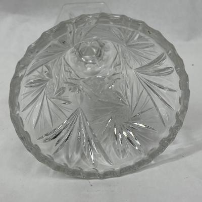 Vintage Cut Crystal Footed Flower Boutique Vase