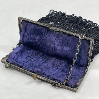 Roaring 20’s Flapper Purse ~ Beaded Carnival Glass Style ~ 1920’s