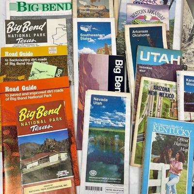 Vintage Map Lot - USA