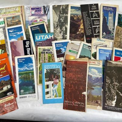 Vintage Map Lot - USA
