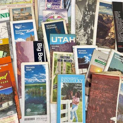 Vintage Map Lot - USA