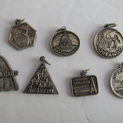 Lot of 1990s GCSAA Commemorative Charms, USA Cities