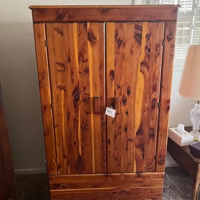 Mid Century Standing Cedar Wardrobe