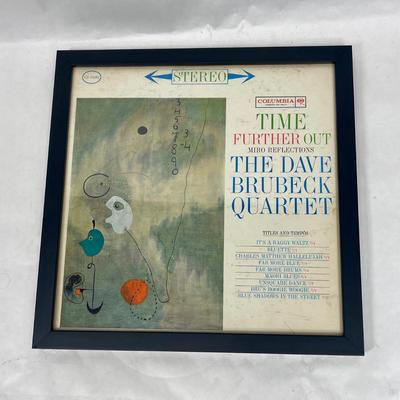 Dave Brubeck Quartet Time Further out Vinyl LP in Near Mint Condition Framed