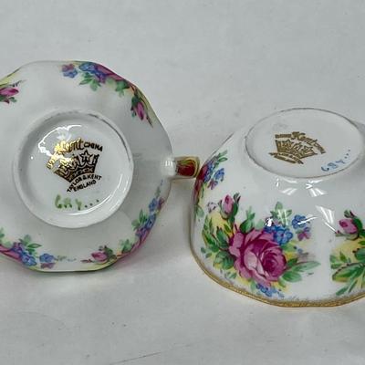 Taylor & Kent Bone China England Mini Cream and Sugar